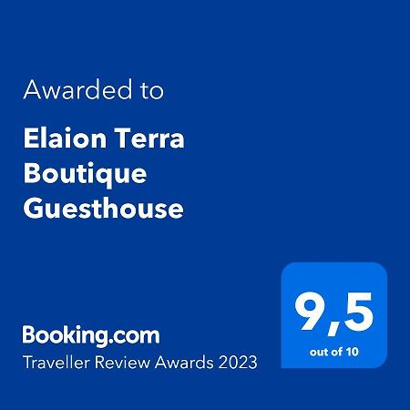 Elaion Terra Boutique Guesthouse Theologos  Eksteriør bilde